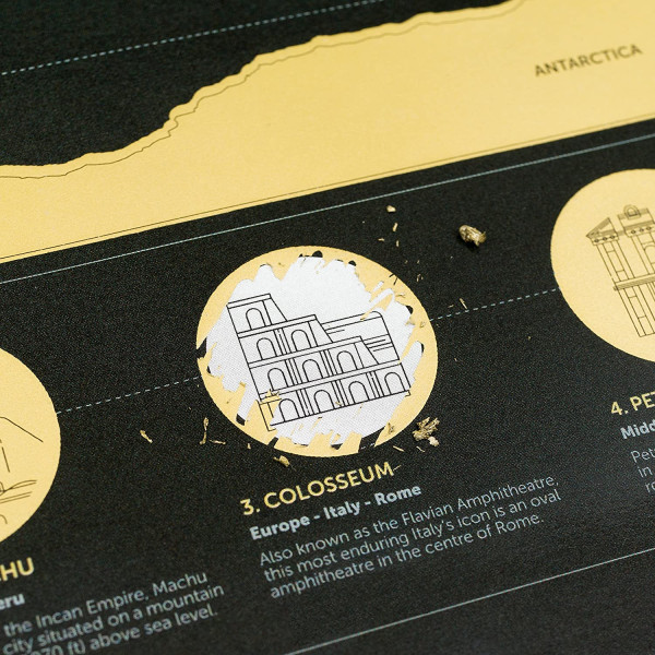 Kraabitav maailmakaart 7 maailmaimega, EnnoVatti, A3