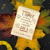 Puidust graveeritud rahakarp "Õnne ei saa osta"