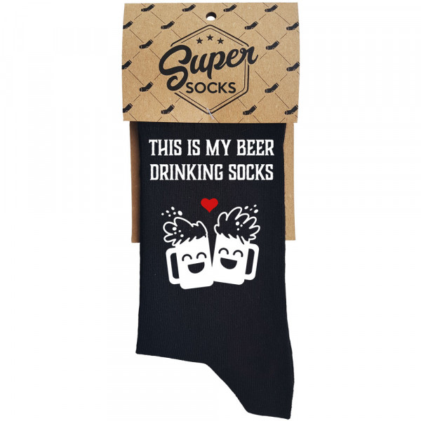 Sokid „This is my beer drinking socks“
