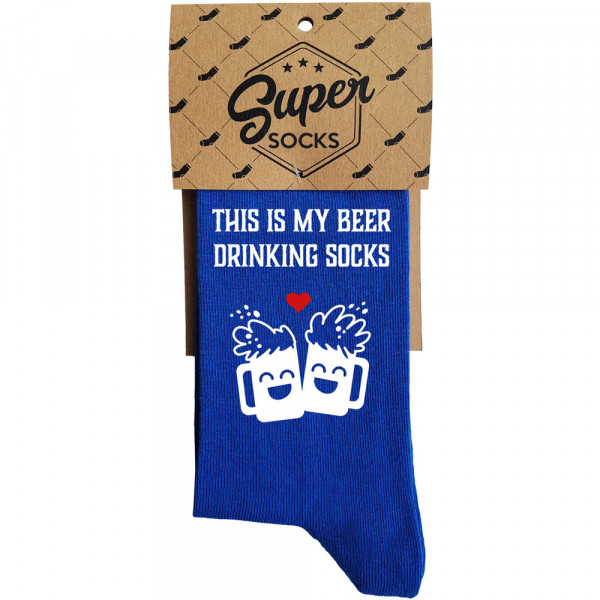 Sokid „This is my beer drinking socks“