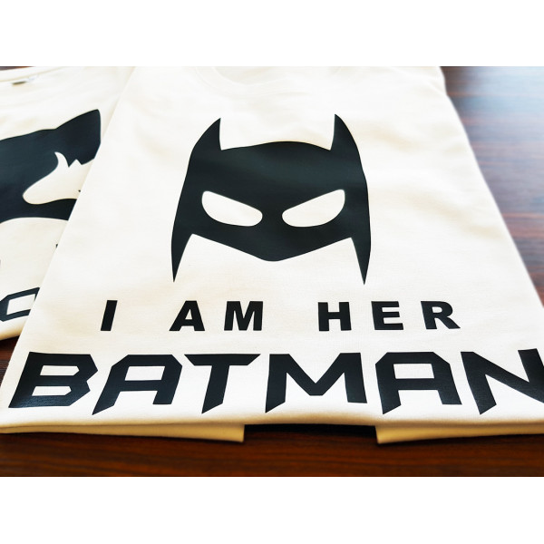 T-särkide komplekt „Batman & Catwoman“