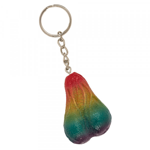 Võtmehoidja „Rainbow testicle“