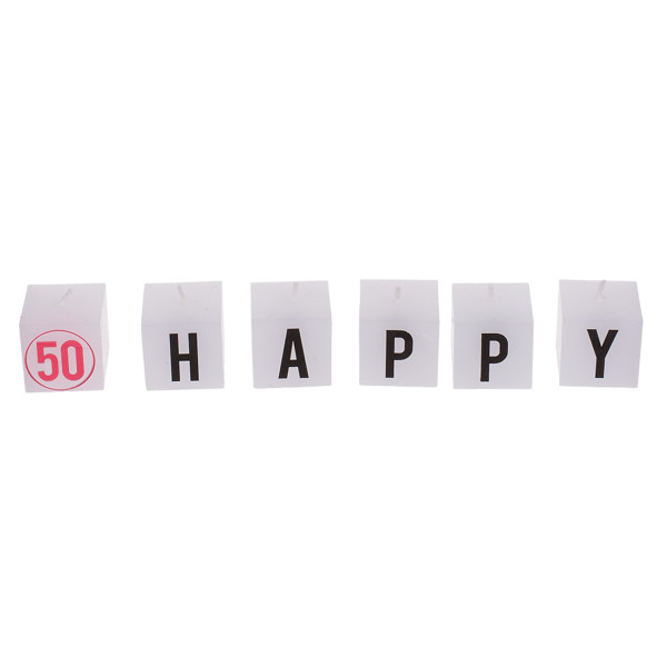 Sünnipäevaküünalde komplekt 50