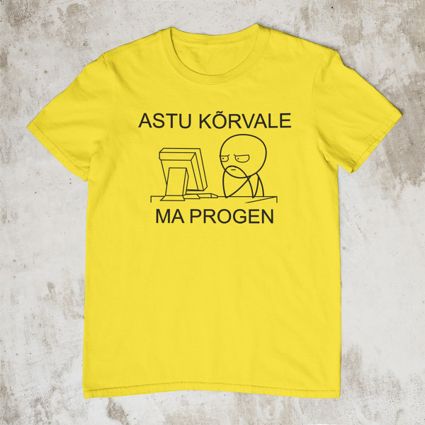 T-särk "Ma progen"