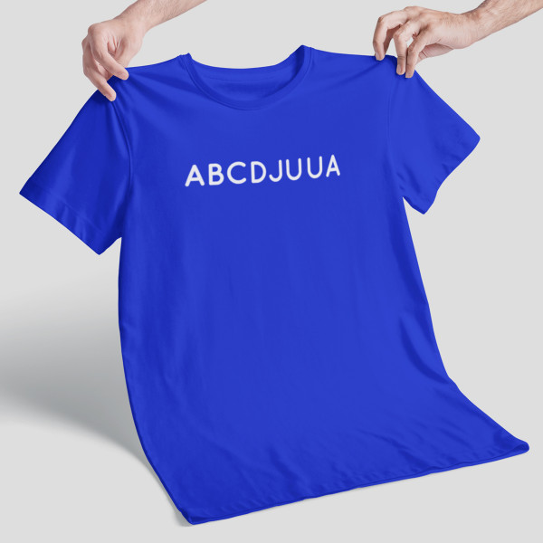 T-särk "ABCDJuua"