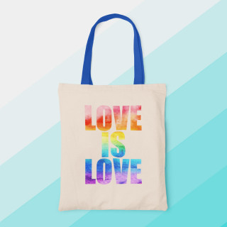 Riidest kott "Love is love"