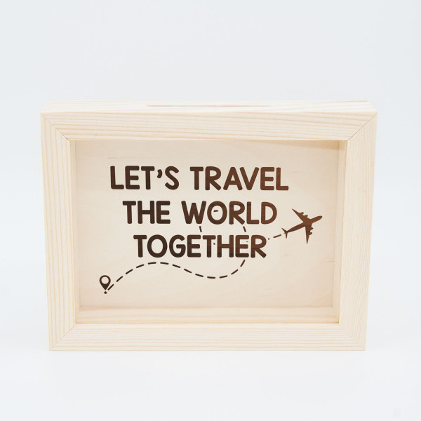 Raam-hoiukarp "Let's travel the world together"