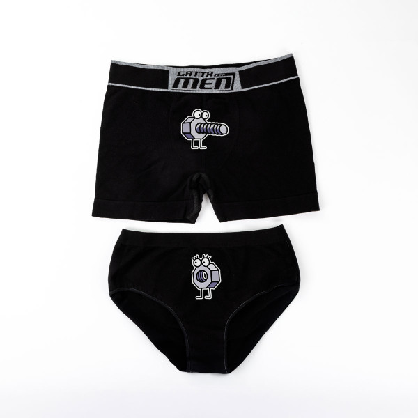 Aluspesu komplekt paaridele "Vallatud Kruvid"