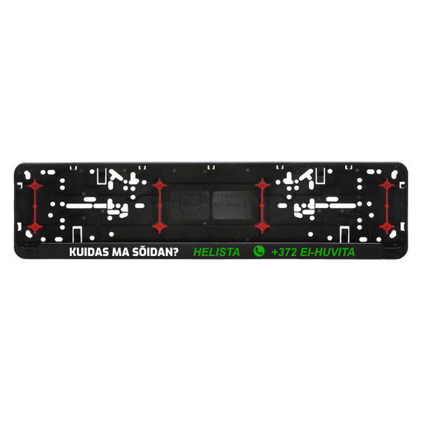 Auto numbrimärgi raam "Kuidas ma sõidan?" Auto numbrimärgi raam "Kuidas ma sõidan?"