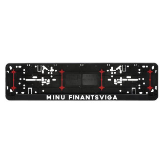 Auto numbrimärgi raam "Minu finantsviga" Auto numbrimärgi raam "Minu finantsviga"