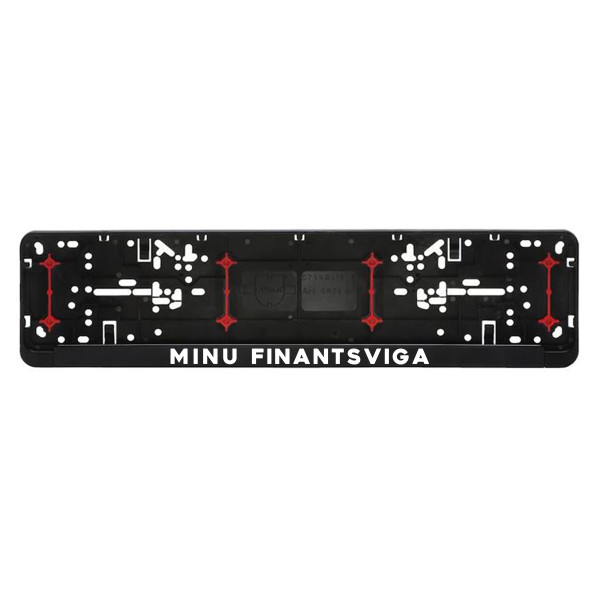 Auto numbrimärgi raam "Minu finantsviga"