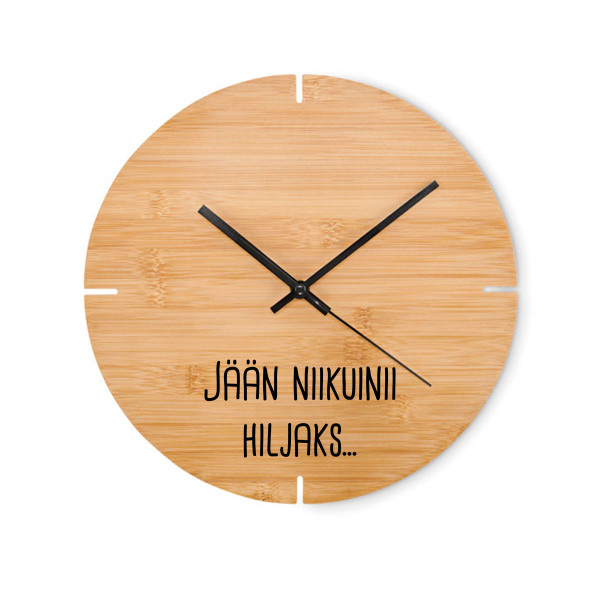 Bambusest seinakell "Jään niikuinii hiljaks..."