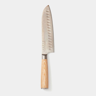 Damaskuse terasest Santoku nuga "VINGA Hattasan"