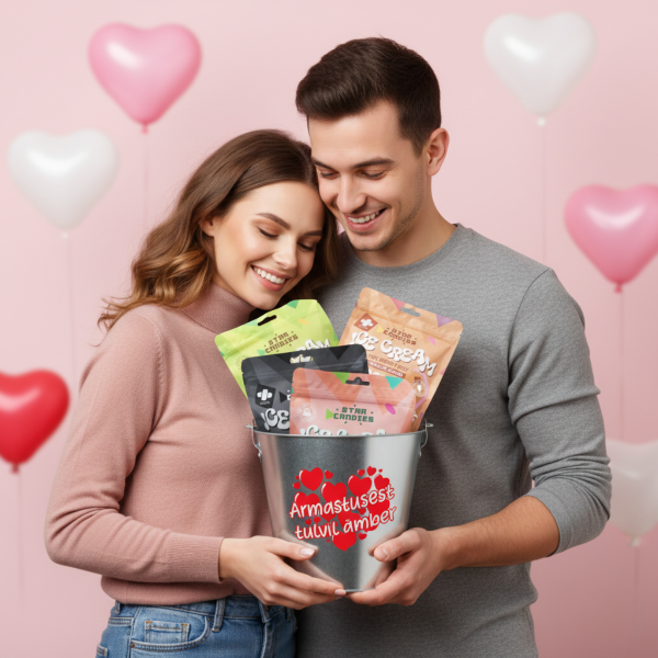 Kinkekomplekt "Tulvil armastust"