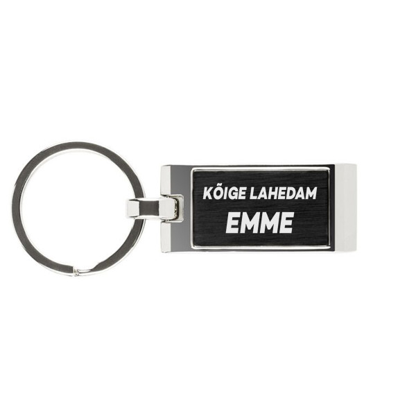 Graveeritud võtmehoidja "Kõige lahedam emme" Graveeritud võtmehoidja "Kõige lahedam emme"