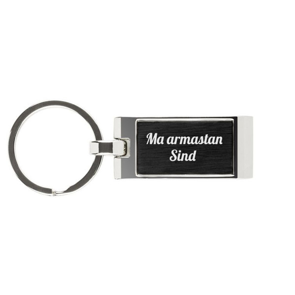 Graveeritud võtmehoidja "Ma armastan Sind"