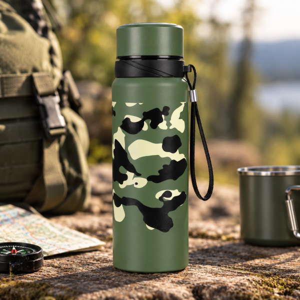 Kamuflaažiga termospudel "Erimissioon", 800ml