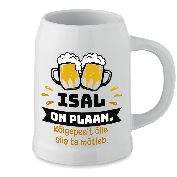 Keraamiline kruus "Isal on plaan" Keraamiline kruus "Isal on plaan"