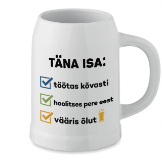 Keraamiline kruus "Täna isa..."