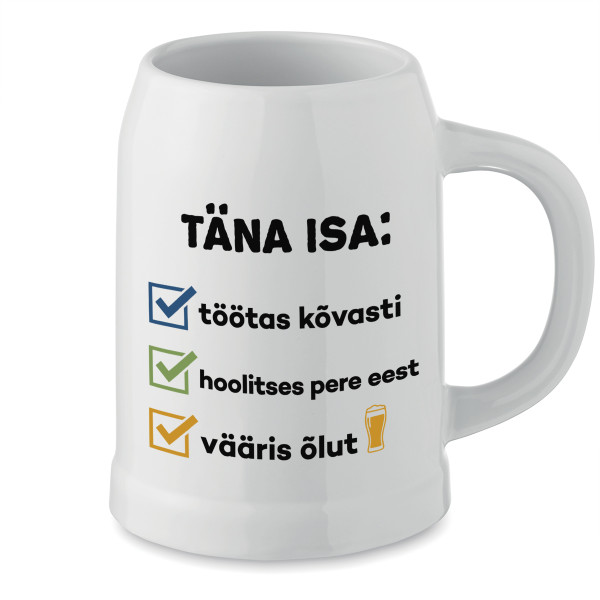 Keraamiline kruus "Täna isa..."