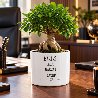 Keraamiline lillepott "Kastke - siin kasvab kasum" Keraamiline lillepott "Kastke - siin kasvab kasum"