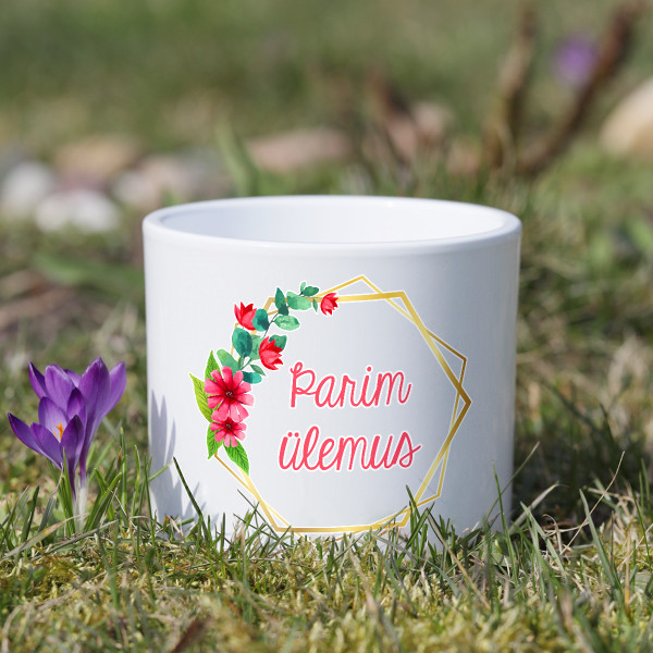 Keraamiline lillepott "Parim ülemus"