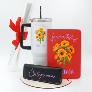 Kinkekomplekt "Armastatud õpetaja"