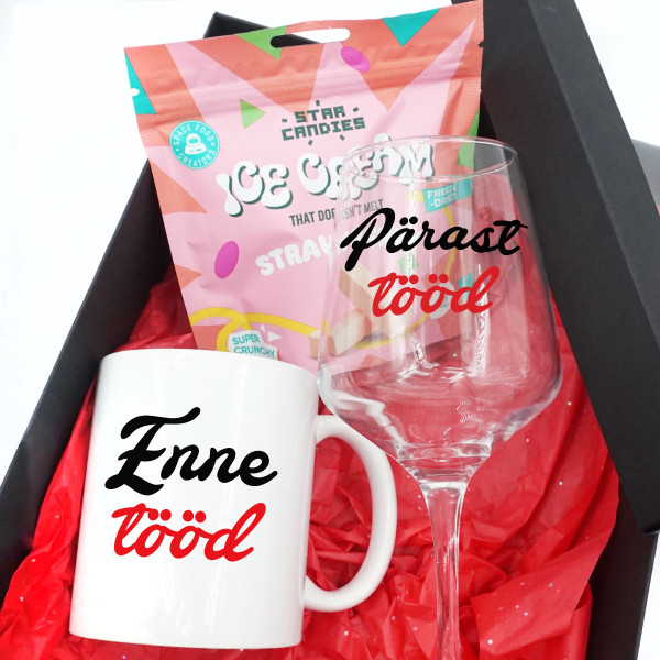 Kinkekomplekt "Enne ja pärast tööd"