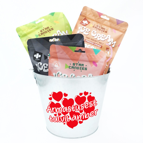 Kinkekomplekt "Tulvil armastust"