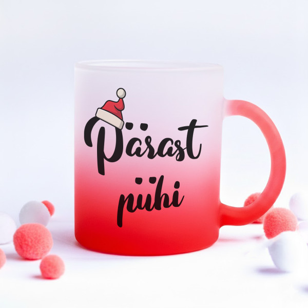 Klaasist mattkruus "Pärast pühi"