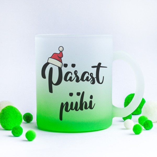 Klaasist mattkruus "Pärast pühi"