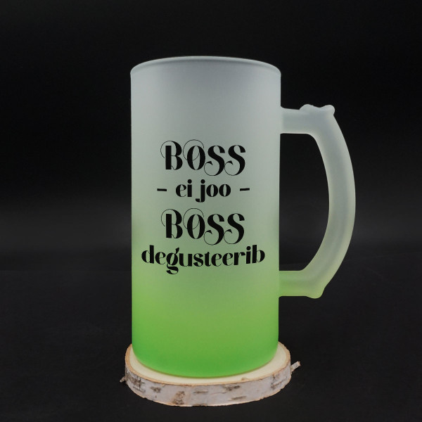 Klaaskruus "Boss degusteerib"