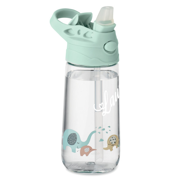 Laste joogipudel "Elevandid" Sinu valitud nimega (450ml)