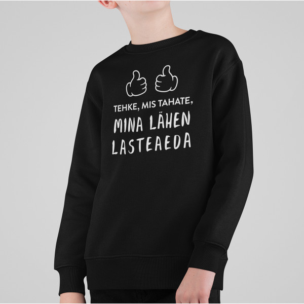 Laste pusa "Lähen lasteaeda" (ilma kapuutsita)