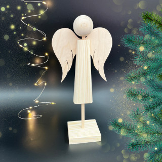 Puidust ingel (30 cm)