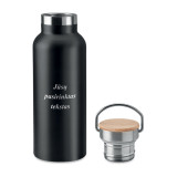 Metallist veepudel "HELSINKI" teie graveeritud tekstiga (500ml)