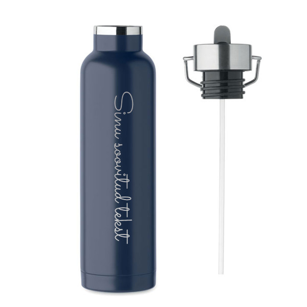 Metallist pudel "RIFLOW" Sinu graveeritud tekstiga (660ml)