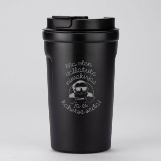 Metallist termotops "Ma olen vallatute nimekirjas ja ei kahetse seda" (400ml)