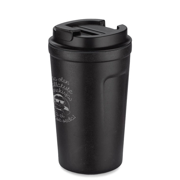 Metallist termotops "Ma olen vallatute nimekirjas ja ei kahetse seda" (400ml)