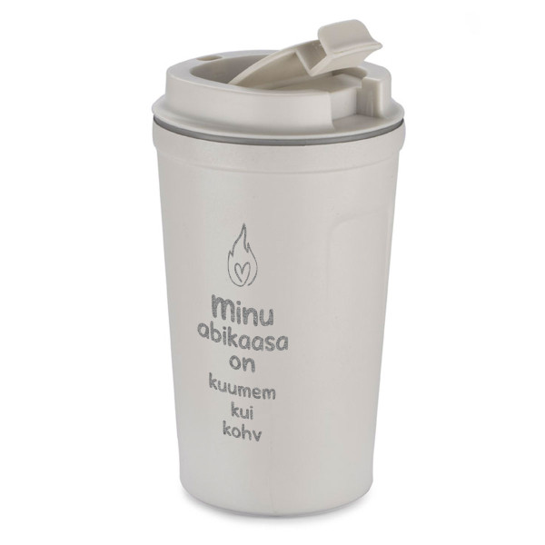 Metallist termotops "Minu naine on abikaasa kui kohv" (400ml)