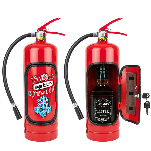 Mini baar - tulekustuti "Kui tööl on liiga kuum, jahuta end maha!"