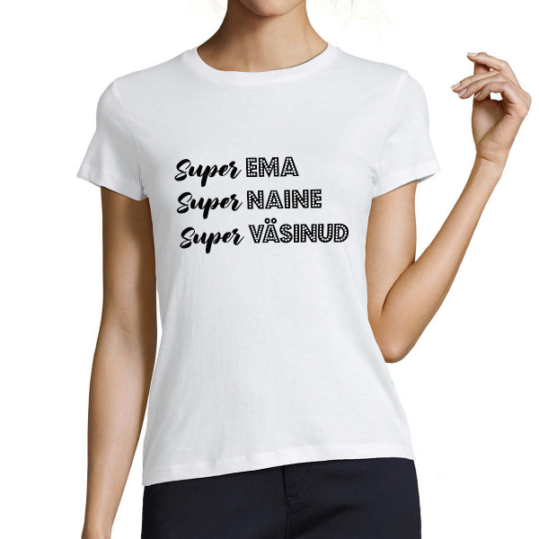 Naiste T-särk "Superema kirjeldus"