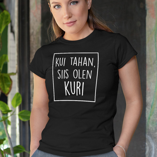 Naiste T-särk "Kuri"