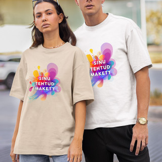 Oversized UNISEX T-särk Sinu disainiga