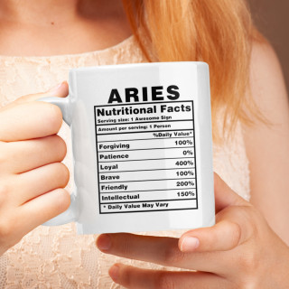 Tass "Aries Nutrition Facts"