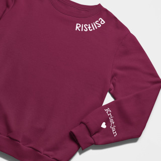 Pusa "Ristiisa" laste nimedega varrukal (ilma kapuutsita)