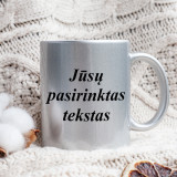 Hõbedane tass Sinu valitud tekstiga
