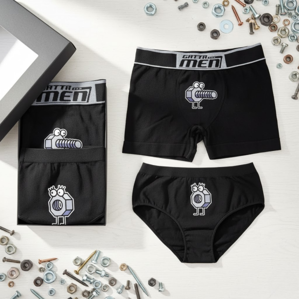 Aluspesu komplekt paaridele "Vallatud Kruvid"