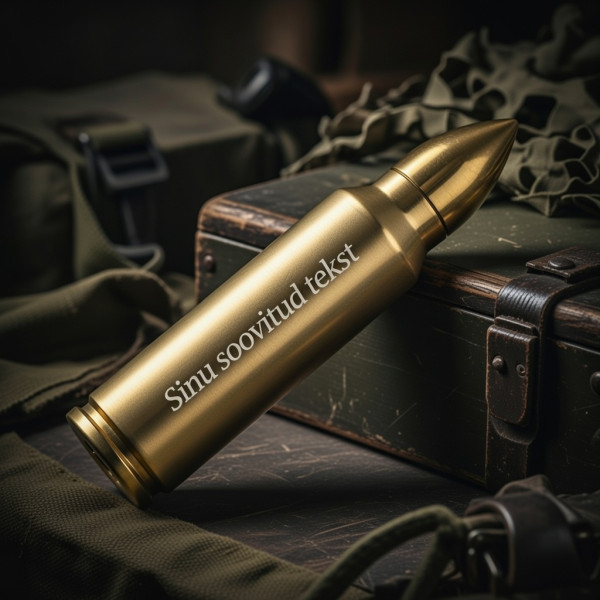 Kuulikujuline termos Sinu graveeritud tekstiga (1000ml)