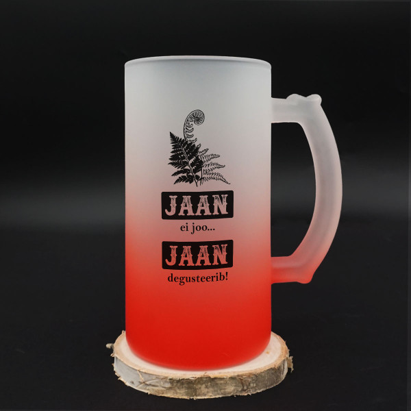 Klaaskruus "Jaan ei joo, Jaan degusteerib" Klaaskruus "Jaan ei joo, Jaan degusteerib"